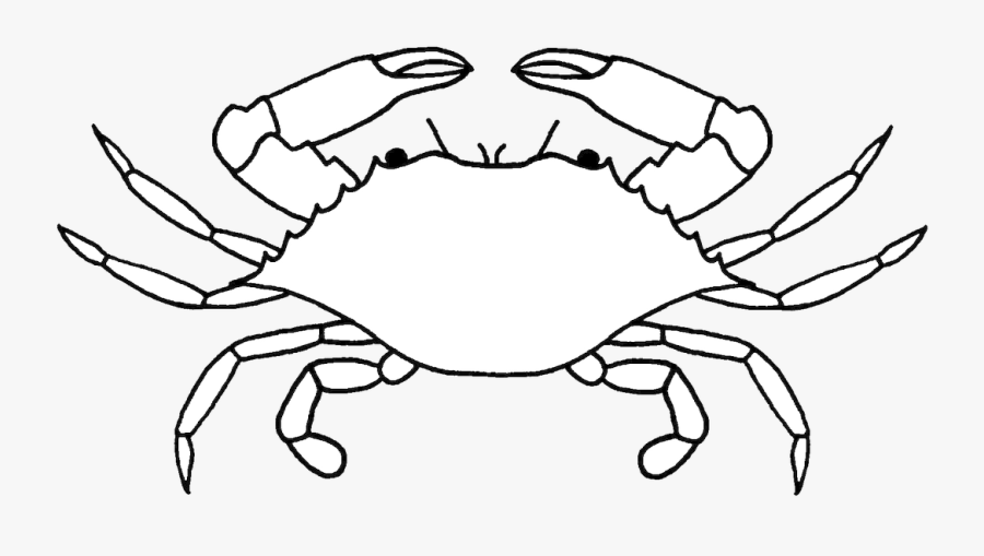 Picture - Clip Art Black And White Crab, Transparent Clipart