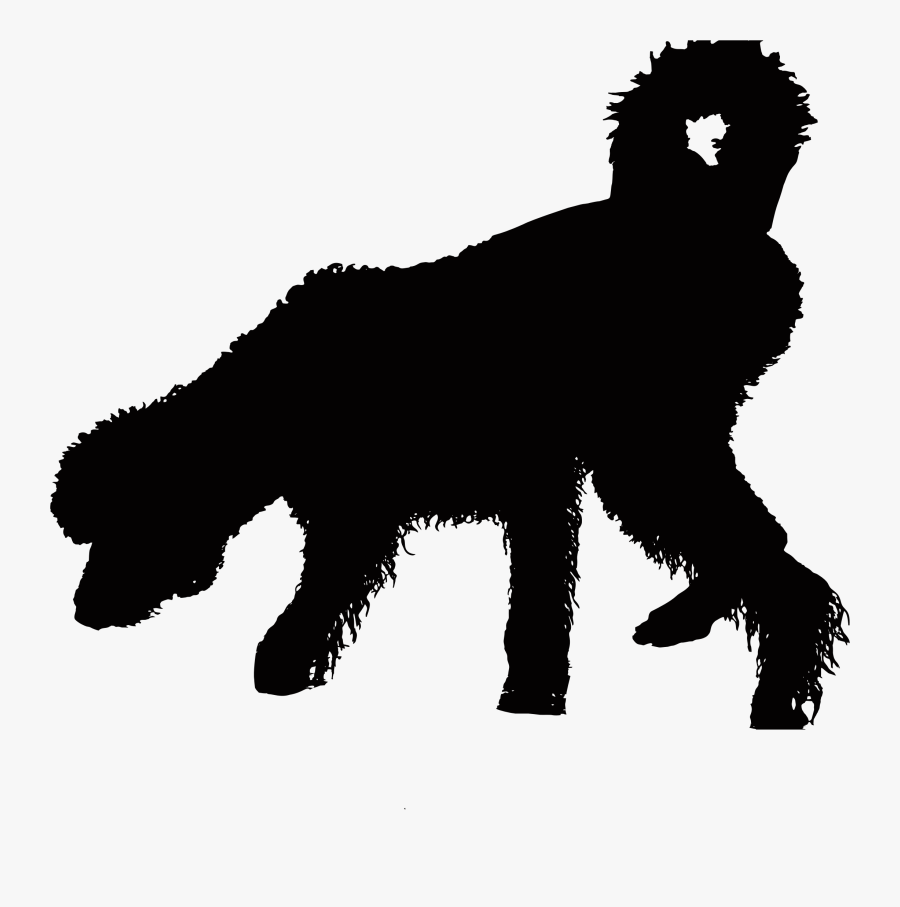 Clipart - Dog Silhouette Wet Transparent, Transparent Clipart