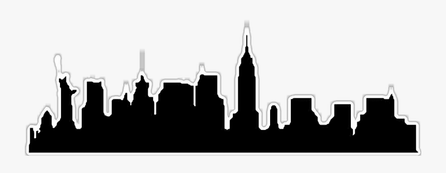 New York Skyline, Transparent Clipart