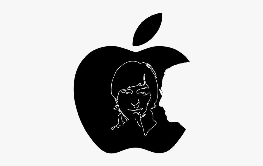 Apple Tech Company Logo Png Transparent Clipart Images - Steve Jobs Apple Logo, Transparent Clipart