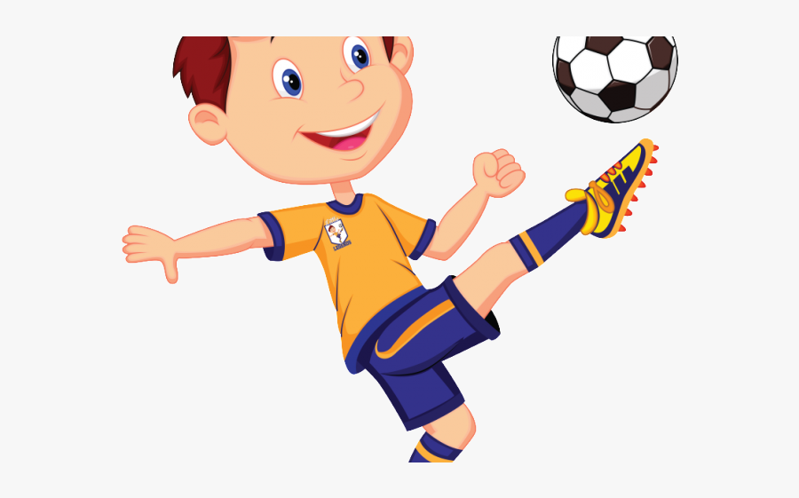 Playing Football Clipart, Transparent Clipart
