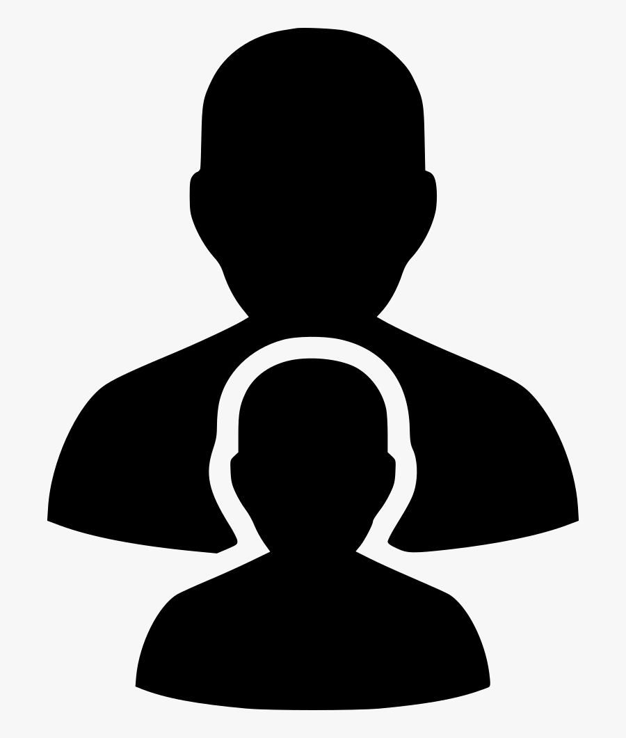 Silhouette Black White Neck Clip Art, Transparent Clipart