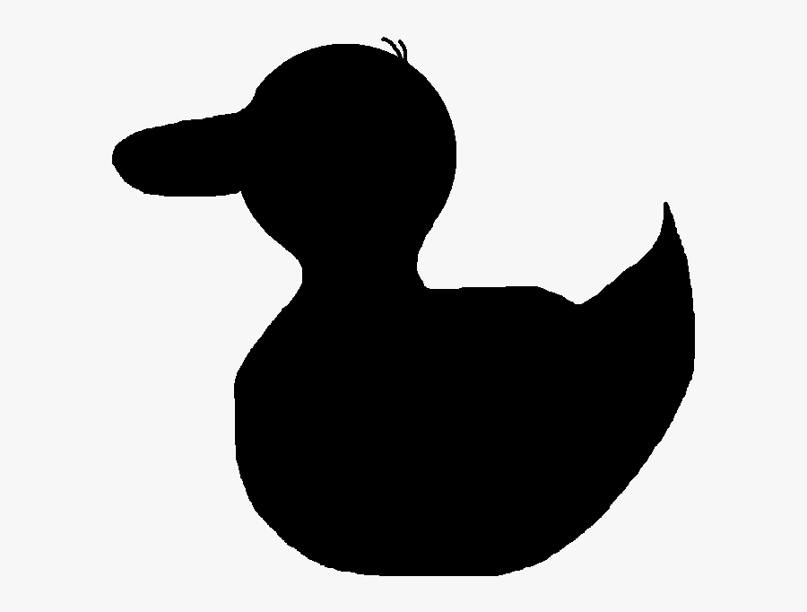 Clip Art Silhouette Neck Beak Black M - Duck, Transparent Clipart