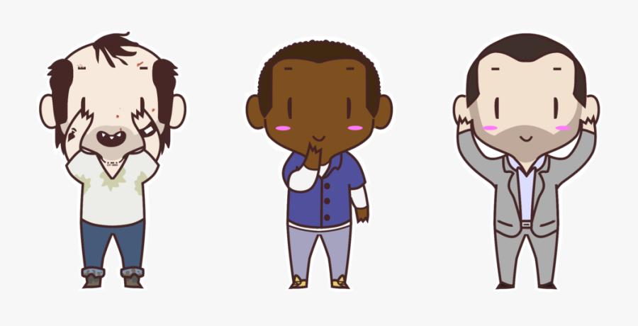See No Evil Speak No Evil Hear No Evil By Caboosemcgrief - Chibi Trevor Philips, Transparent Clipart