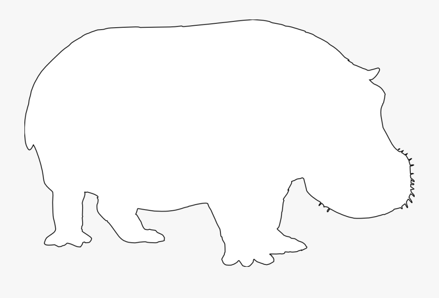 Animal Silhouette White Png, Transparent Clipart