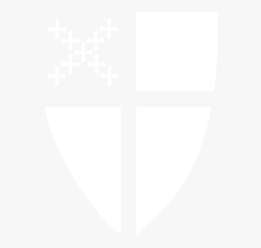 Logos, Shields & Graphics - Episcopal Shield Black And White, Transparent Clipart