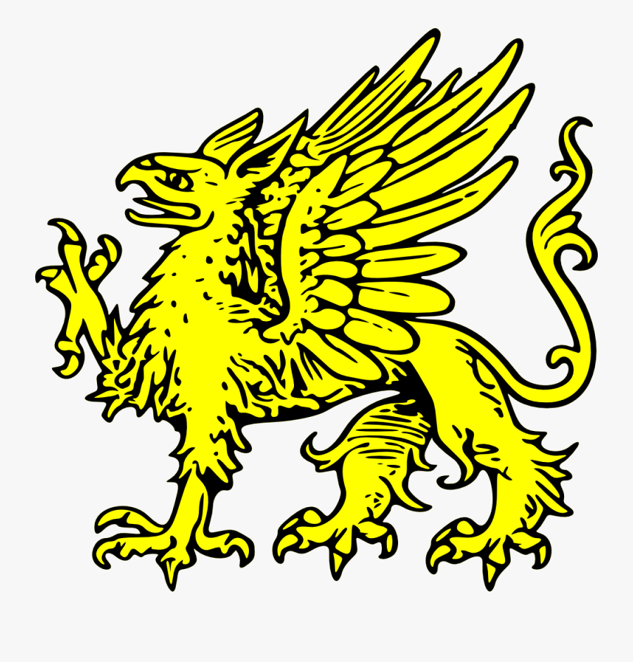 Free Vector Griffin Clip Art - Griffin Coat Of Arms Png, Transparent Clipart