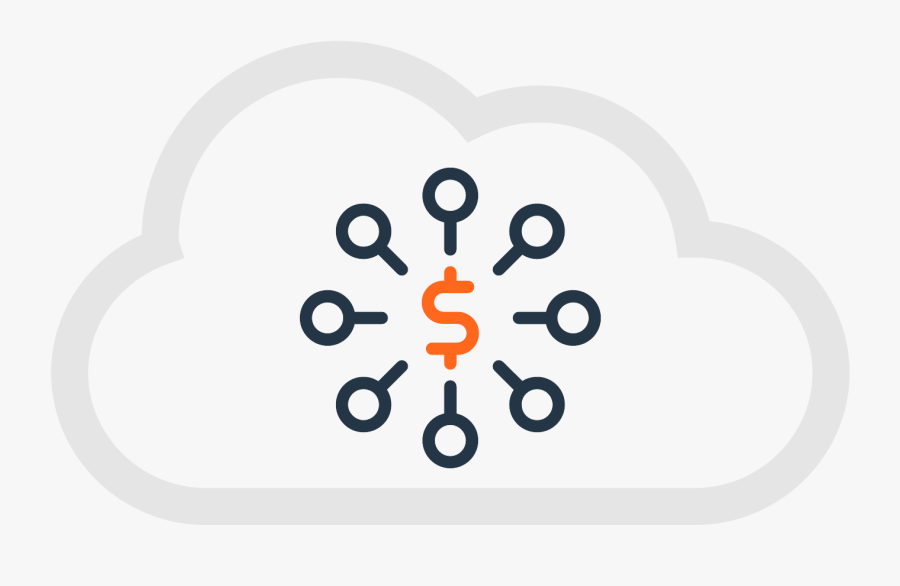 Solutions Cloud Cost - Multi Channel Symbol, Transparent Clipart