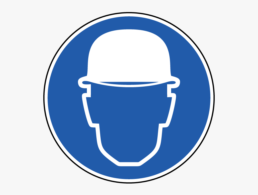 Transparent Hardhat Png - Hard Hat Safety Sign, Transparent Clipart