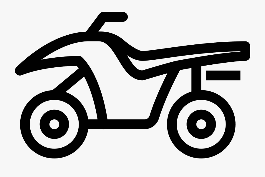 Quad Bike Icono - Atv Png Black And White Free, Transparent Clipart