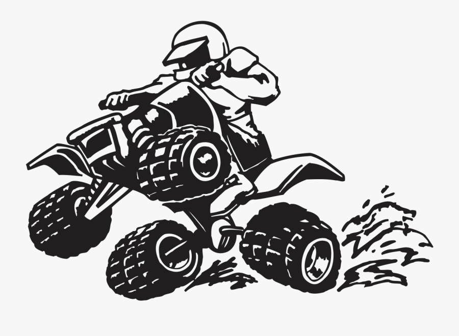 Car Decal All-terrain Vehicle Sticker Motorcycle - Atv Decal, Transparent Clipart