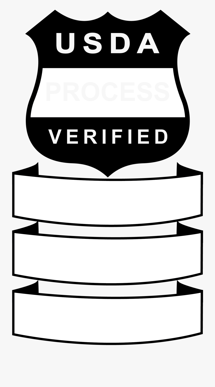 Grade Labels For Poultry - Usda Process Verified Logo, Transparent Clipart