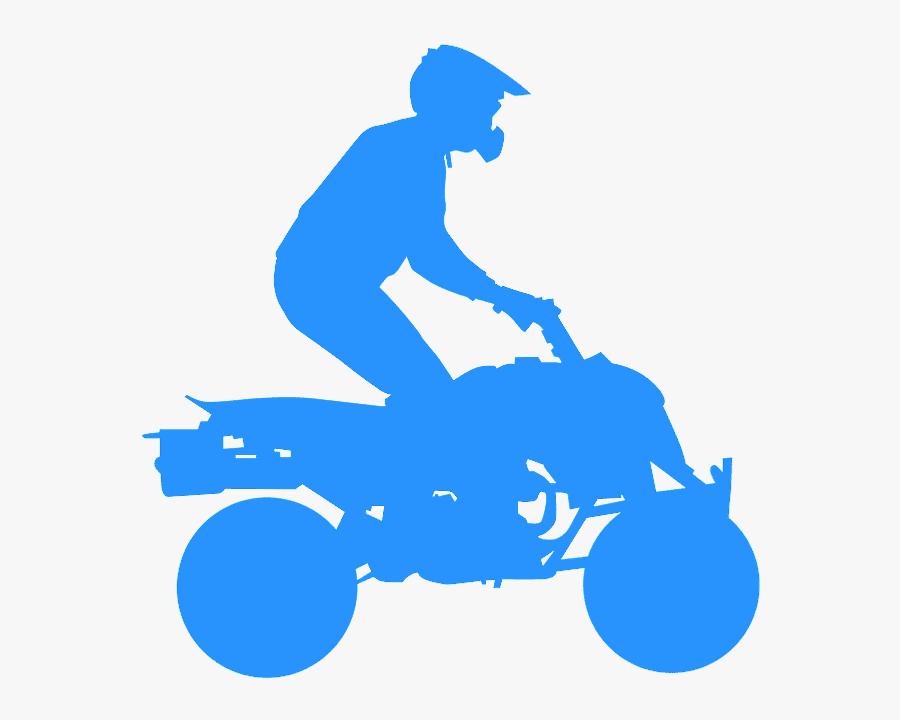 Quad Bike Silhouette, Transparent Clipart