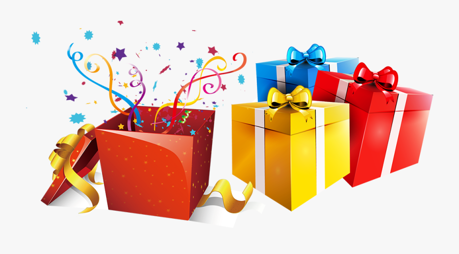 Surprise Mobile Phone Clip - Gift Boxes Png, Transparent Clipart