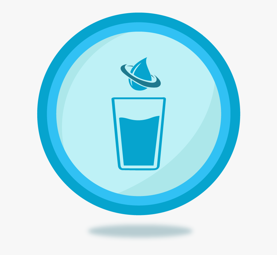 Drink 100% Healthy, Pure And Tasty Water - Pure Clipart, Transparent Clipart