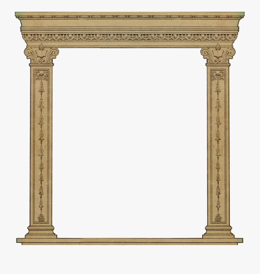 Column Clipart Roman Arch - Transparent Background Roman Column Png, Transparent Clipart