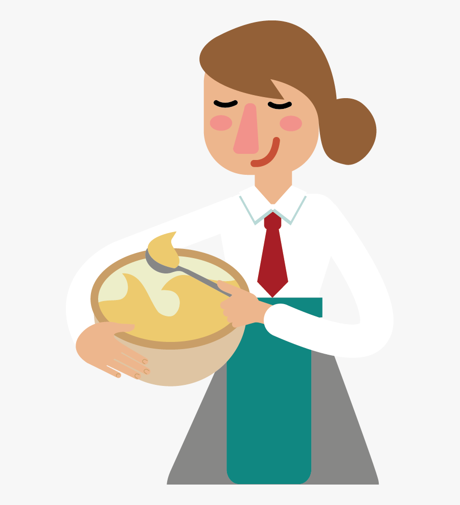 Cooking In The Curriculum - Girl Cooking Cartoon Png, Transparent Clipart