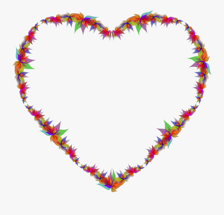 Flower Heart Png, Transparent Clipart