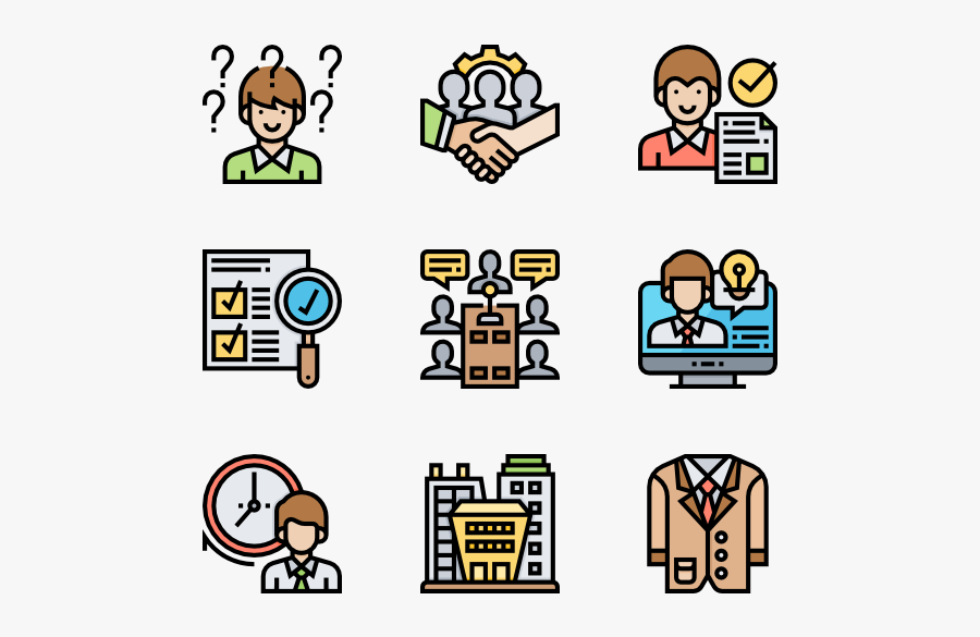 Interview - Recreation Icon, Transparent Clipart