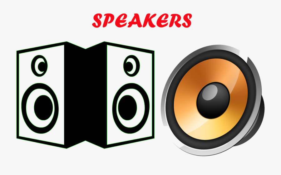 Computer Speakers Png Pic - Computer Speaker Images Clip Art, Transparent Clipart