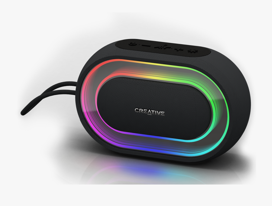 Bluetooth Speaker Png Image - Altavoces Bluetooth Con Luces, Transparent Clipart