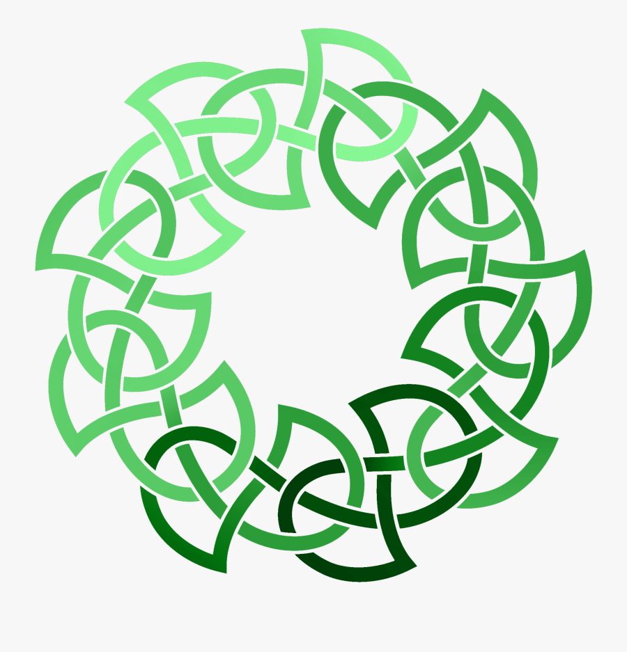 Center For The Study Of C - Rainbow Celtic Knotwork, Transparent Clipart