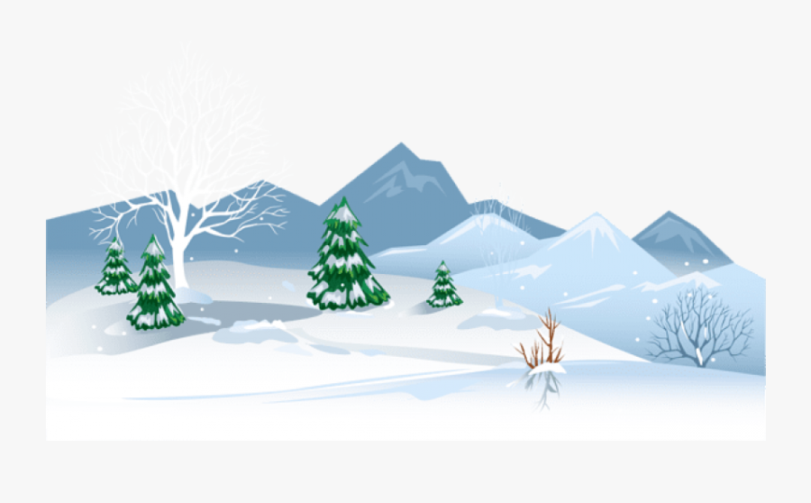 Free Png Winter Ground With Snow Png Images Transparent - Winter Tree Background Transparent, Transparent Clipart