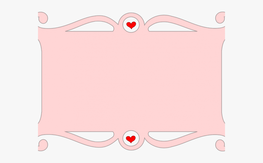 Love Border And Frame, Transparent Clipart