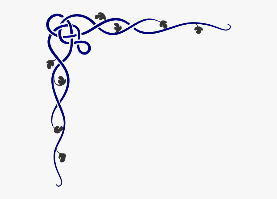 Purple Corner Border Png, Transparent Clipart