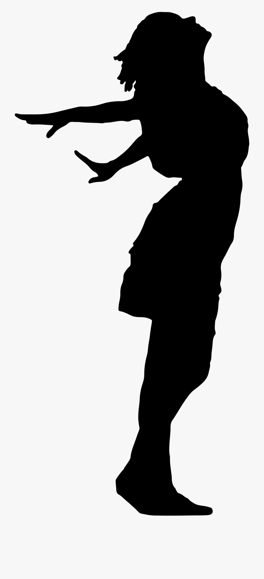 Arms Open Lyrics The Script , Png Download - Girl Open Arms Silhouette, Transparent Clipart