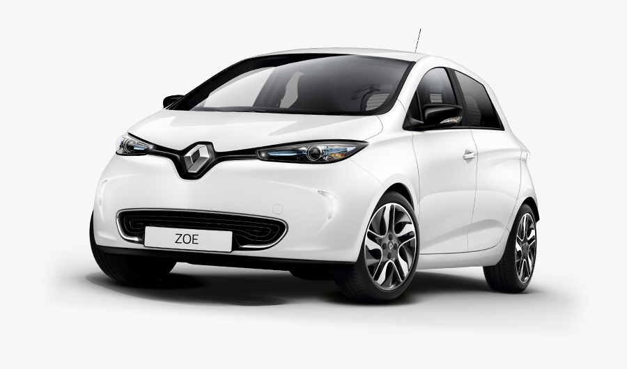 Transparent Electric Car Png - Renault Zoe R90 Png, Transparent Clipart