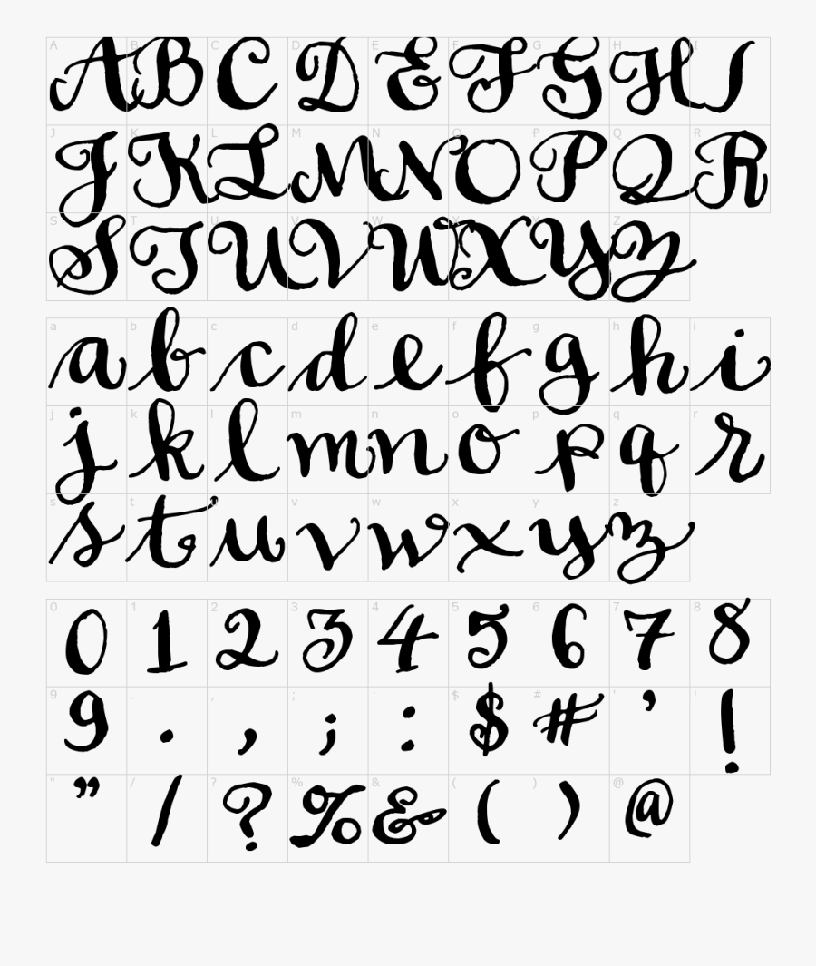 Clip Art Hand Script Fonts - Soft Script Font, Transparent Clipart