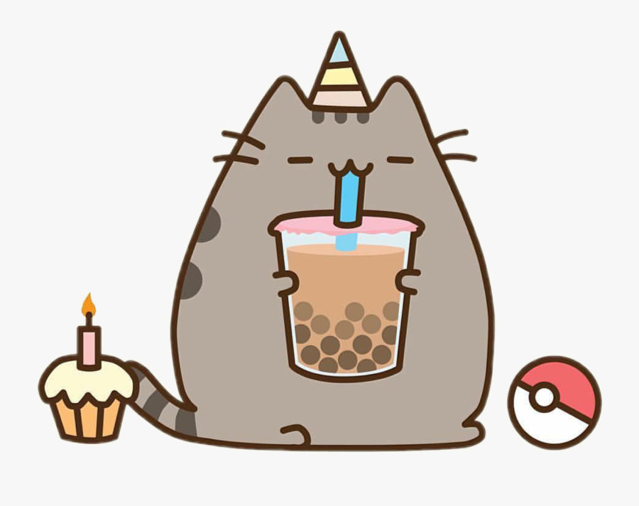 Pusheen Cat Clipart Birthday - Birthday Pusheen, Transparent Clipart