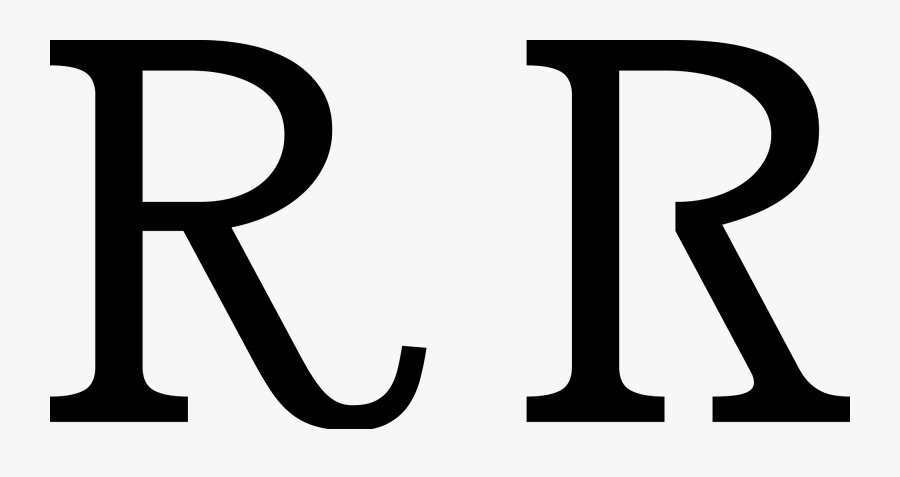 Letter R Different Fonts, Transparent Clipart
