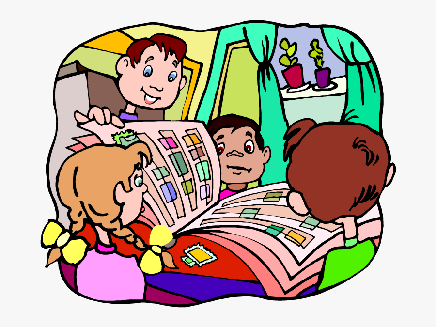 Did You Know That Having Your Student Memorize Nursery - Cartoon Picture Collecting Stamps, Transparent Clipart