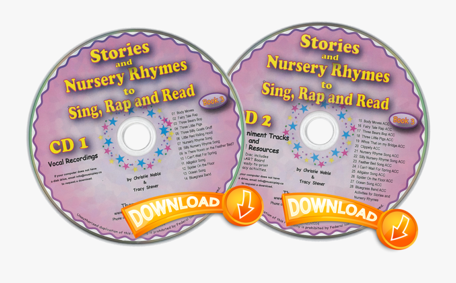 Transparent Nursery Rhyme Clipart - Cd, Transparent Clipart