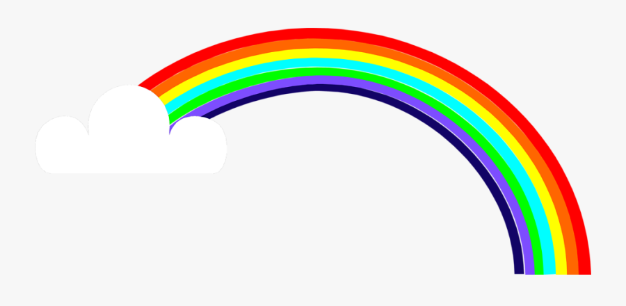 Transparent Rainbow Png Transparent - Clipart Rainbow, Transparent Clipart