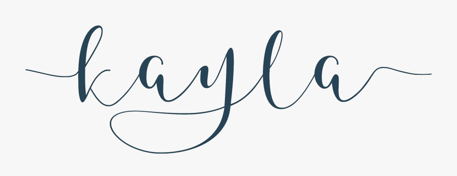 Rara Voenna Kayla Script - Kayla Written In Calligraphy, Transparent Clipart