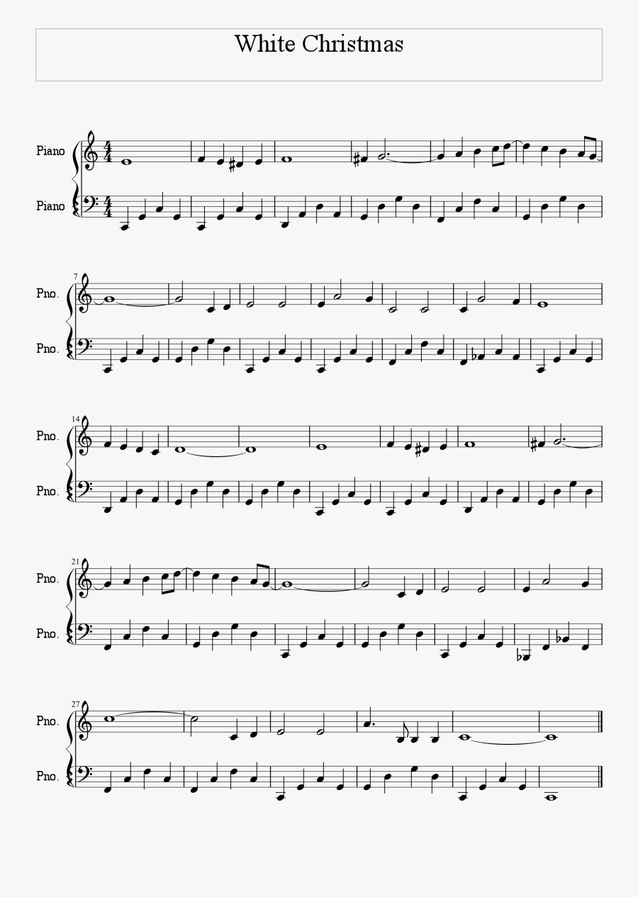 Transparent Christmas Music Notes Clipart - Notes On The Stave, Transparent Clipart