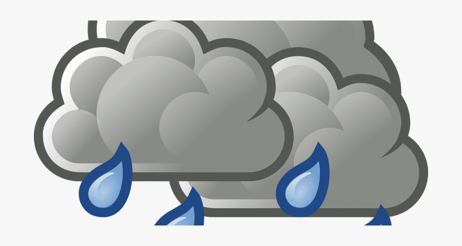 Rain Cloud Clipart Transparent Background - Weather Symbols, Transparent Clipart