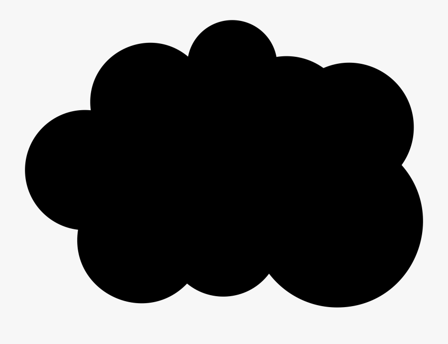 Clouds Silhouette At Getdrawings - Cloud Silhouette Clip Art, Transparent Clipart