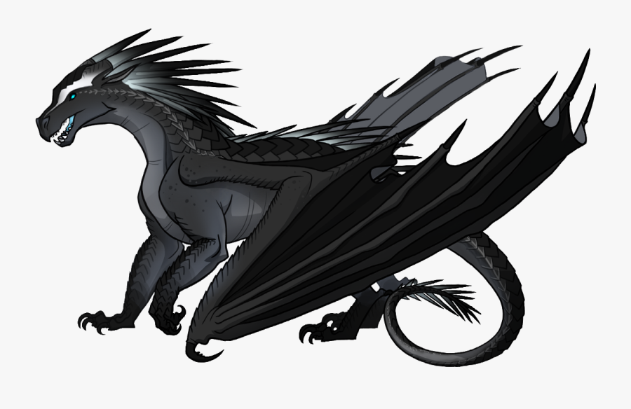 Neuron Clipart Transparent - Wings Of Fire Icewing Nightwing Hybrid, Transparent Clipart