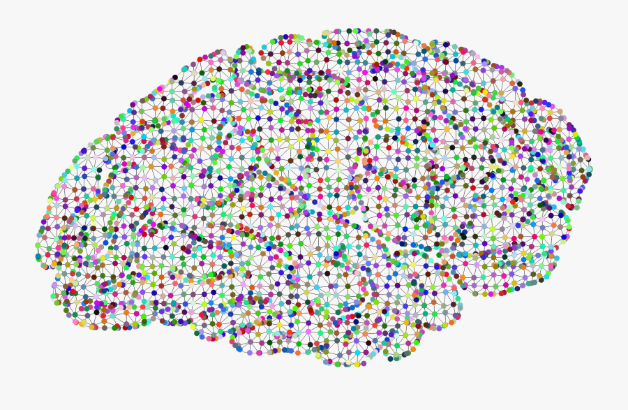 Neuron Geometry - Prismatic Lowlie Brain Png, Transparent Clipart