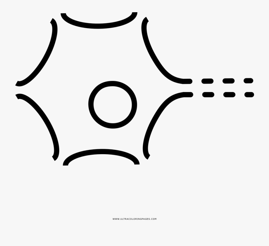 Neuron Coloring Page - Dibujo Neurona Para Colorear, Transparent Clipart
