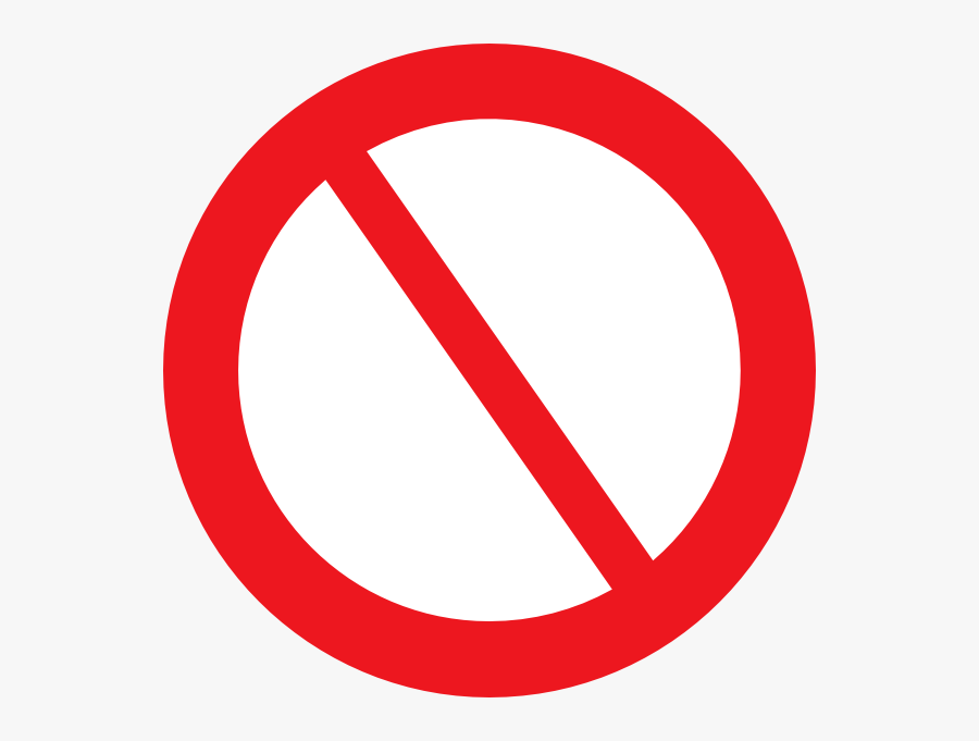 Prohibited Clipart Cliparts Download - Prohibited Sign Clipart, Transparent Clipart