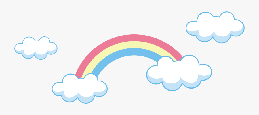 Cloud Euclidean Rainbow Element - Graphic Design, Transparent Clipart