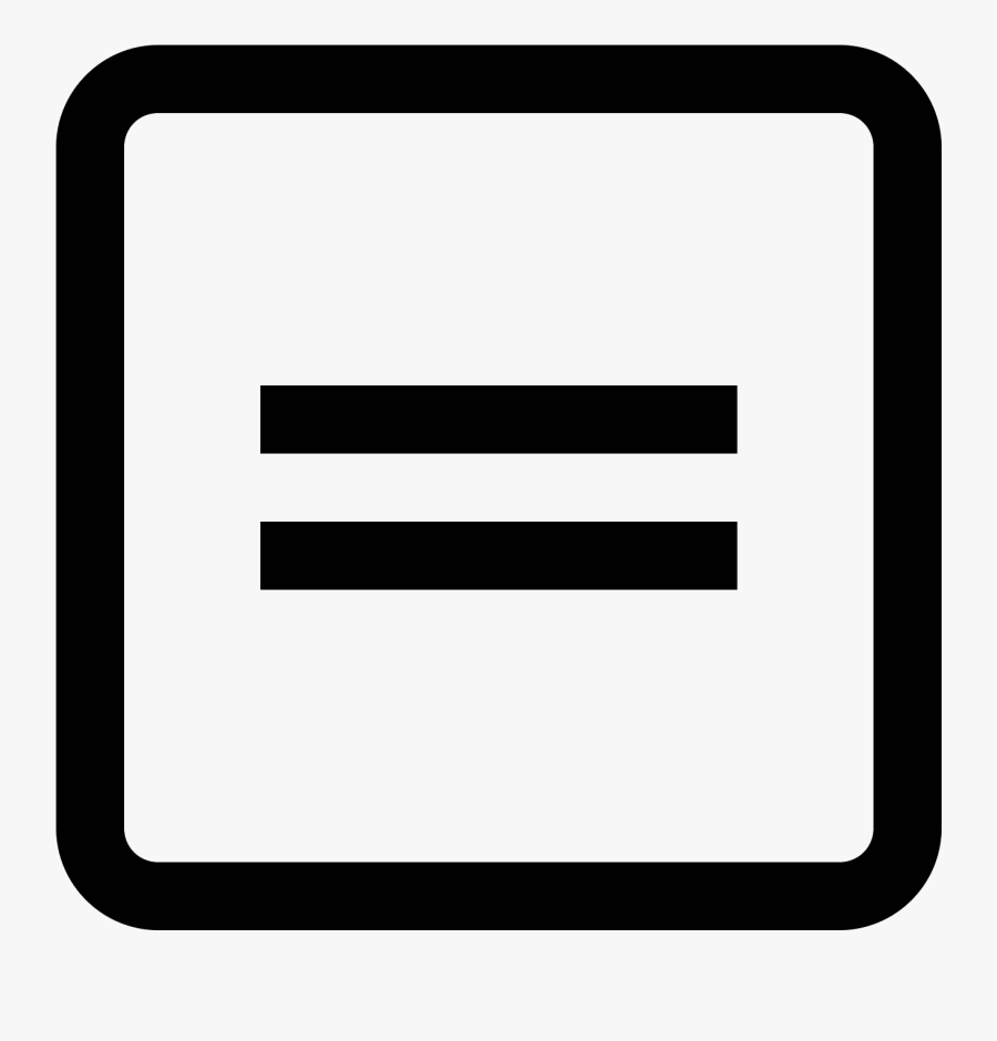 Equals Png - Icon, Transparent Clipart