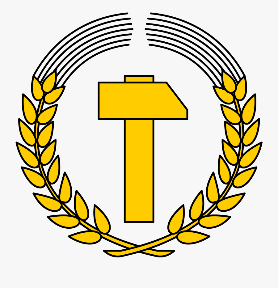 East Germany Clipart Svg - Communist Coat Of Arms Maker, Transparent Clipart