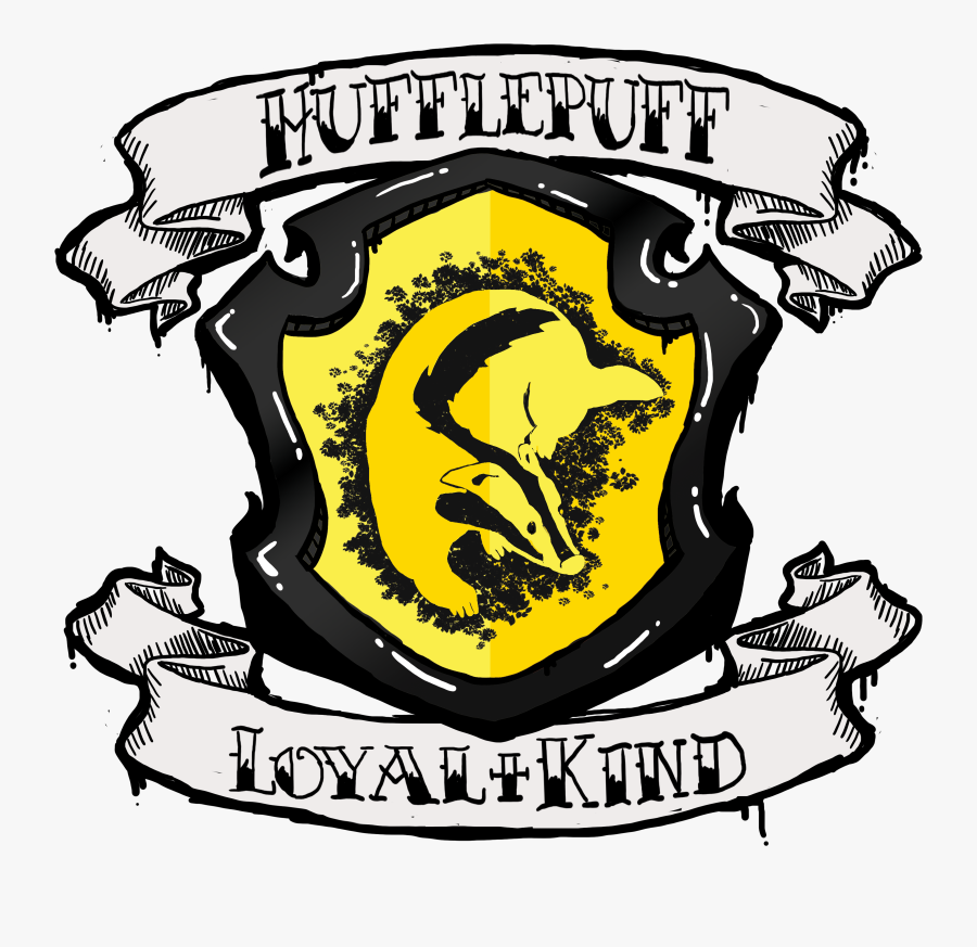Hufflepuff Pride Hogwarts Crest, Hufflepuff Pride, - Backgroundless Hufflepuff Logo, Transparent Clipart