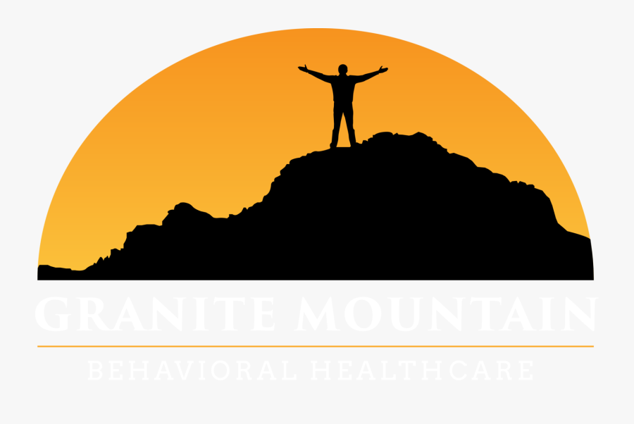 Addiction Recovery Program Granite - Granite Mountain Silhouette, Transparent Clipart